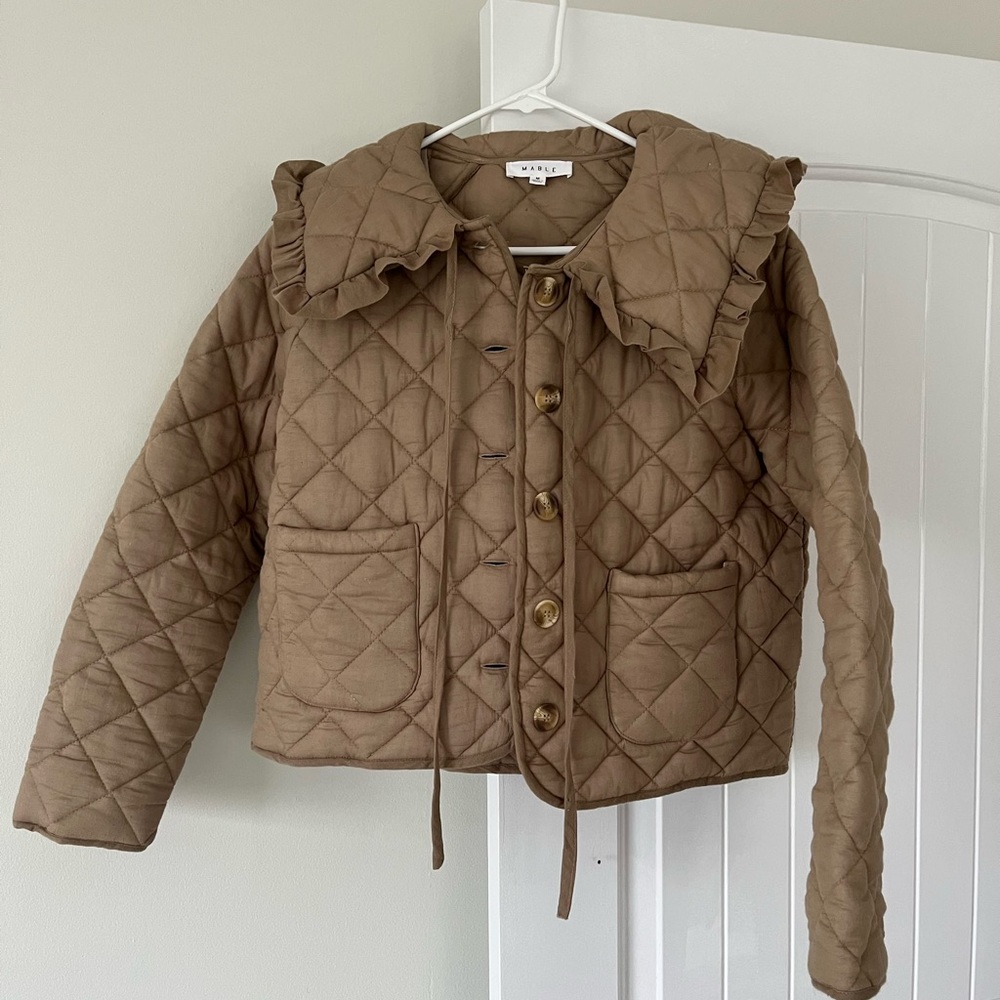 Quilted Collar Jacket
